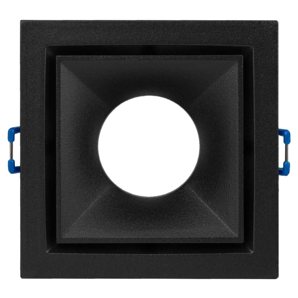 Светильник встраиваемый алюминиевый ЭРА KL101 BK под лампу MR16 GU5.3 черный Б0055587