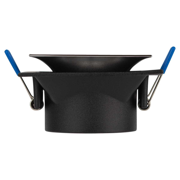 Светильник встраиваемый декоративный ЭРА KL102 BK/CH под лампу MR16 GU5.3 черный/хром Б0056356