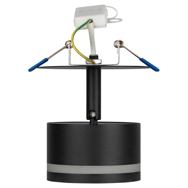 Светильник встраиваемый ЭРА DK114 BK под лампу GX53 поворотный черный Б0059790