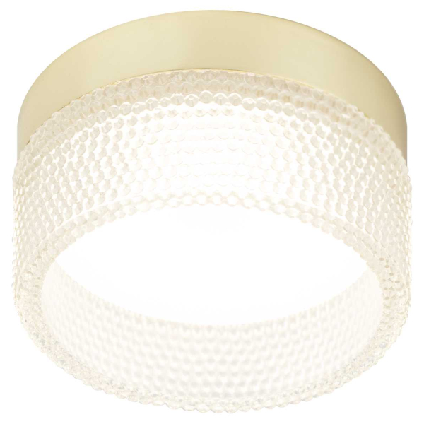 Светильник встраиваемый ЭРА DK97 GD/TR под лампу GX53 золото/прозрачный Б0057461