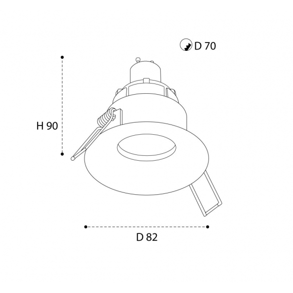 Светильник встраиваемый Italline M01-1021 white Светильник встраиваемый Italline M01-1021 white
