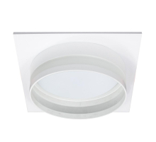 Светильник встраиваемый Feron DL703 LUNA потолочный GX70 белый квадрат 51099