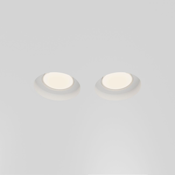 Встраиваемый светильник Maytoni Technical Gyps Modern DL002-GU10-02-W Встраиваемый светильник Maytoni Technical Gyps Modern DL002-GU10-02-W