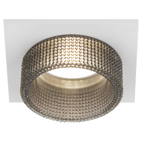 Светильник встраиваемый декоративный ЭРА DK110 WH/GR под лампу MR16 GU5.3 белый/серый Б0058408