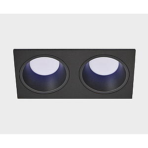 Встраиваемый светильник Italline IT08-8013 black 4000K 2 шт + IT08-8015 black