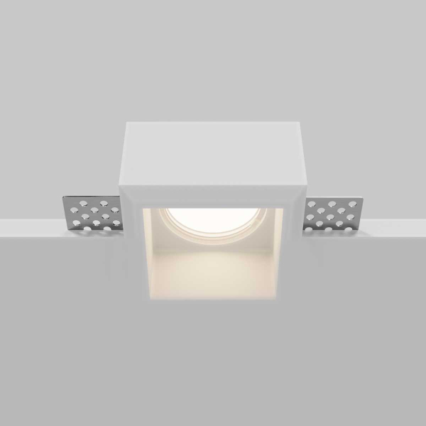 Встраиваемый светильник Maytoni Technical Downlight Gyps Modern DL131-GU10-01-W