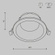 Встраиваемый светильник Maytoni Technical Downlight Share DL126-GX53-W
