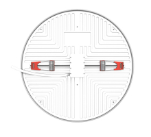 Встраиваемый светодиодный светильник Gauss Elementary Adjustable Frameless 9034460236