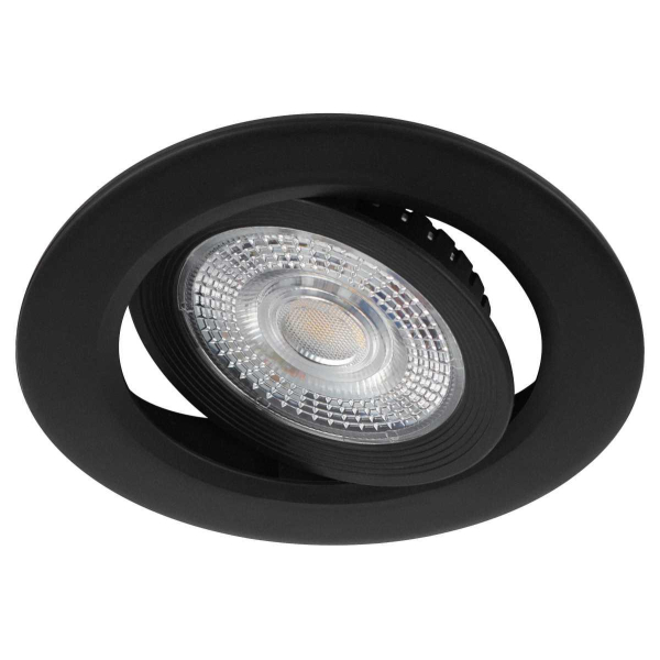 Светильник светодиодный встраиваемый ЭРА KL LED 25A-5 4K BK SET 10 5Вт 4000К круглый поворотный черный набор 10 шт Б0070937