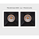 Встраиваемый светильник Italline IT06-6020 black 3000K - 2 шт. + IT06-6022 black