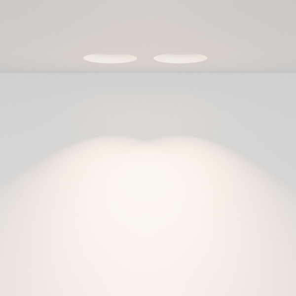 Встраиваемый светильник Maytoni Technical Gyps Modern DL002-GU10-02-W