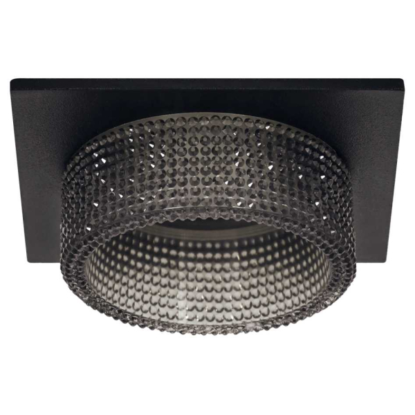 Светильник встраиваемый декоративный ЭРА DK110 BK/GR под лампу MR16 GU5.3 черный/серый Б0058424