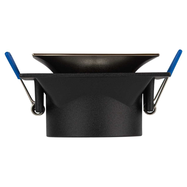 Светильник встраиваемый декоративный ЭРА KL102 BK/GD под лампу MR16 GU5.3 черный/золото Б0056358