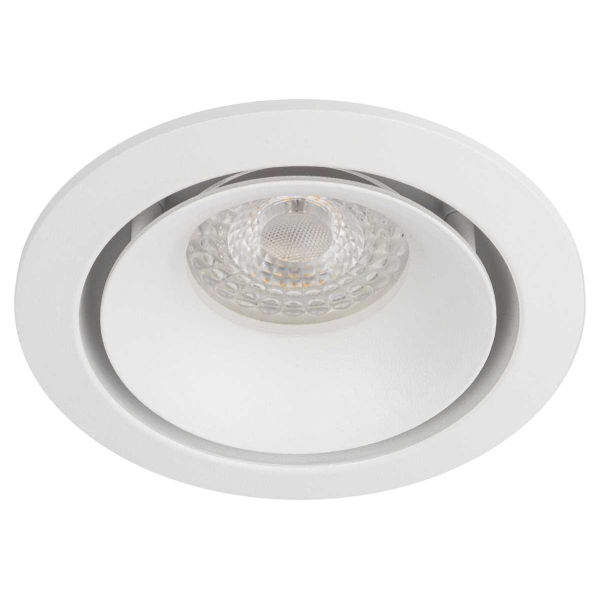 Светильник встраиваемый алюминиевый ЭРА KL100 WH под лампу MR16 GU5.3 белый Б0055584