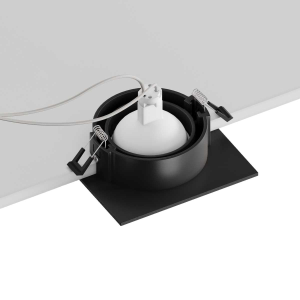 Встраиваемый светильник Hesby Lighting Hesby Atlas IP20,10Вт, GU5.3, черный HSBL_0118