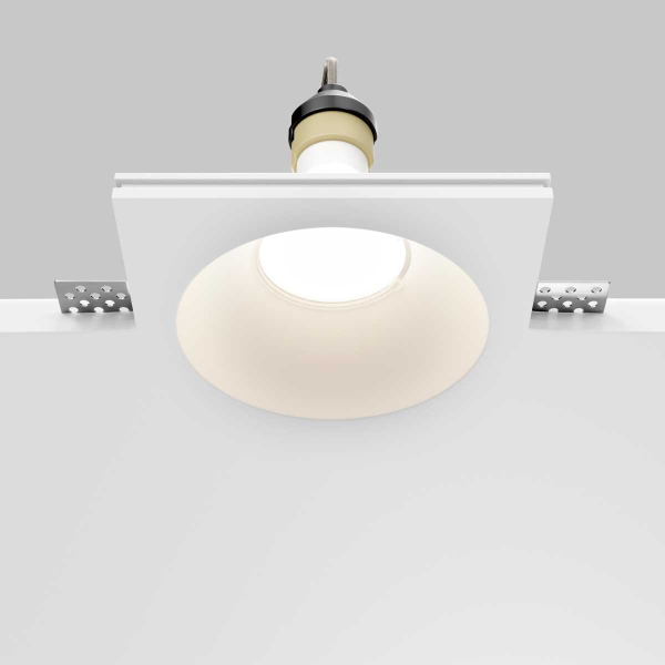 Встраиваемый светильник Maytoni Technical Downlight Gyps Modern DL129-GU10-01-W