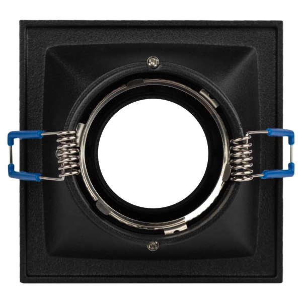 Светильник встраиваемый алюминиевый ЭРА KL101 BK под лампу MR16 GU5.3 черный Б0055587