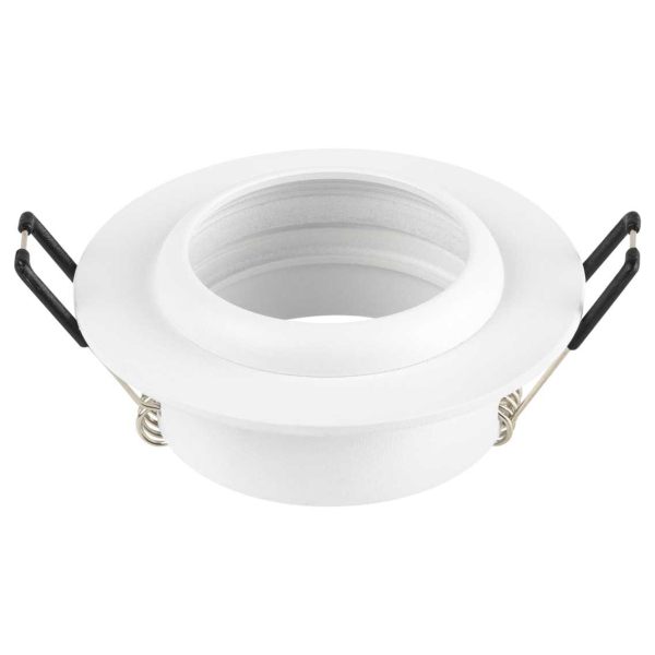 Светильник встраиваемый алюминиевый ЭРА KL109 WH под лампу MR16 GU5.3 белый матовый Б0061823