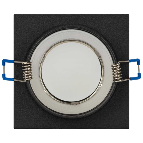 Светильник встраиваемый декоративный ЭРА DK108 BK под лампу MR16 GU5.3 черный Б0058399