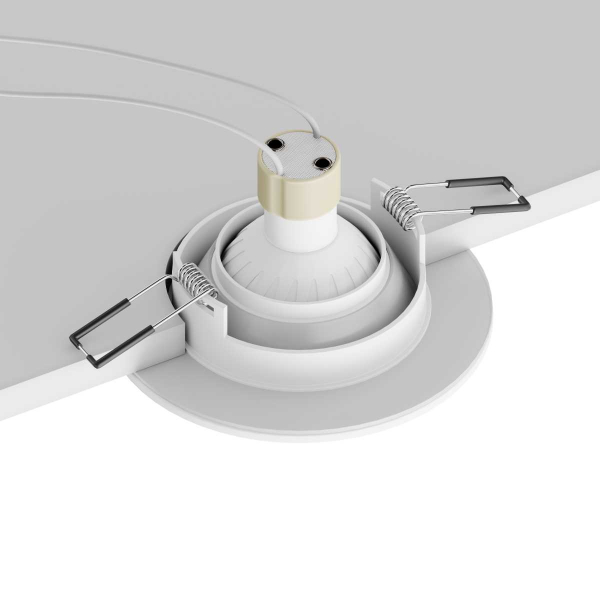 Встраиваемый светильник Hesby Lighting Aqua Breeze IP44, 35Вт, GU10, белый HSBL_0134