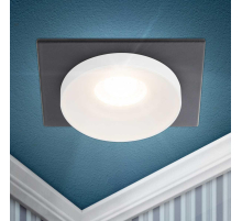 Светильник встраиваемый декоративный ЭРА DK96 BK под лампу MR16 GU5.3 черный Б0055594