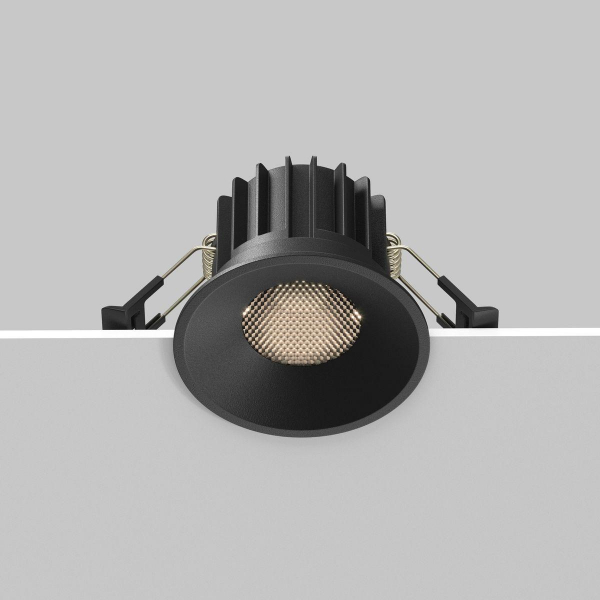 Встраиваемый светодиодный светильник Maytoni Technical Round DL058-12W-DTW-B Встраиваемый светодиодный светильник Maytoni Technical Round DL058-12W-DTW-B