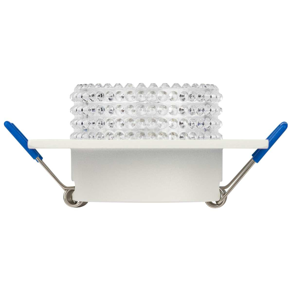 Светильник встраиваемый декоративный ЭРА DK110 WH/CL под лампу MR16 GU5.3 белый/прозрачный Б0058411