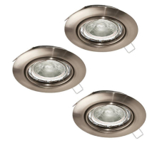 Комплект встраиваемых светильников (3 шт.) Eglo Mazuby 34015