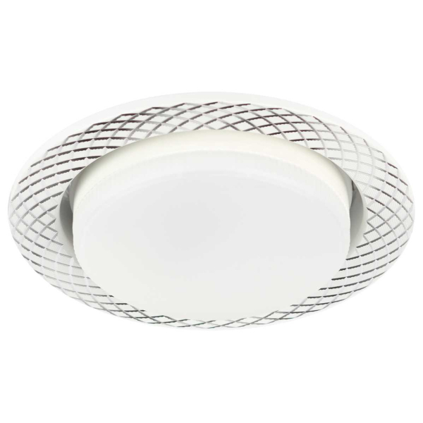 Светильник встраиваемый ЭРА KL 76 AL/WH/1 SET 5 под лампу GX53 белый набор 5 шт Б0070934