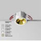 Встраиваемый светильник Maytoni Technical Downlight Alfa LED DL043-01-10W3K-RD-W-1