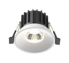Встраиваемый светодиодный светильник Maytoni Technical Round DL058-12W-DTW-W