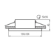 Точечный светильник Kanlux IMINES DSL-W 29030