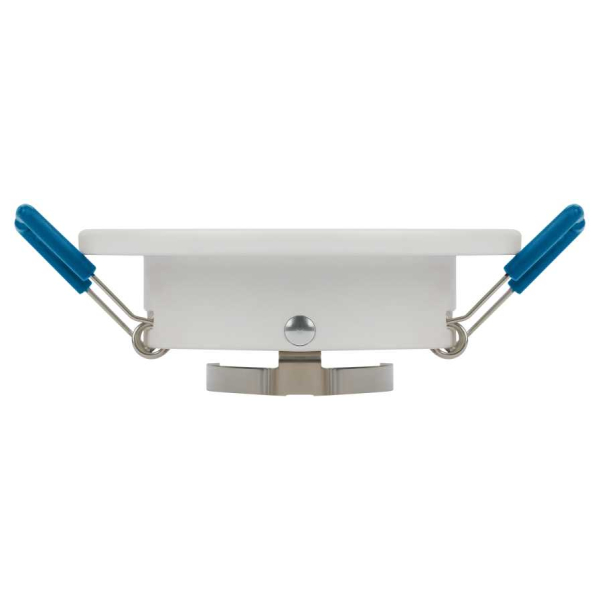 Светильник встраиваемый алюминиевый ЭРА KL107 WH/SL под лампу MR16 GU5.3 белый/серебро Б0061096