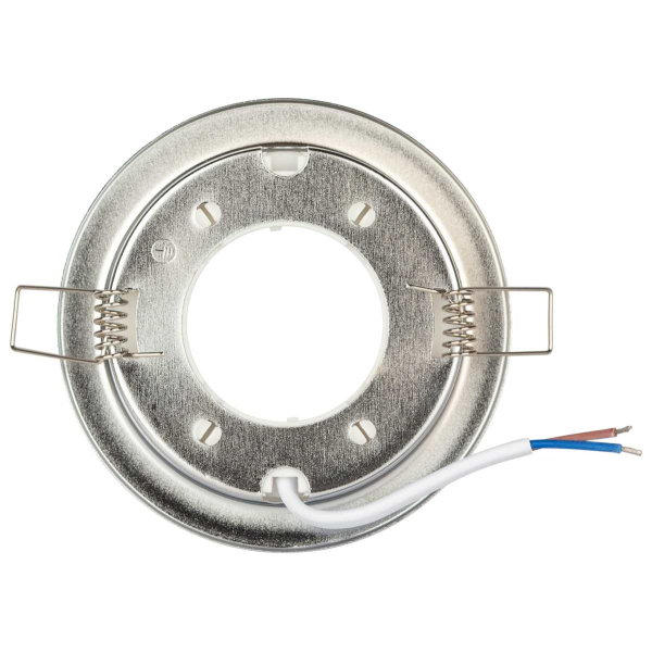 Светильник встраиваемый ЭРА KL70 CH-10 под лампу GX53 хром набор 10 шт Б0057478