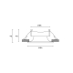 Встраиваемый светильник Hesby Lighting Hesby Envision IP20,10Вт, GU5.3, белый HSBL_0109