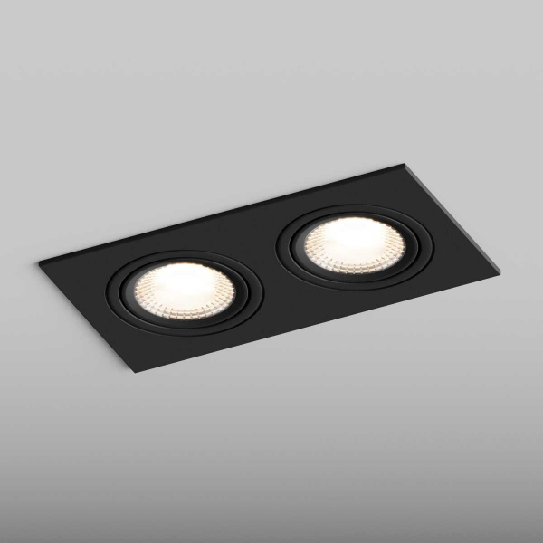 Встраиваемый светильник Hesby Lighting Hesby Atlas IP20,10Вт, GU5.3, черный HSBL_0117