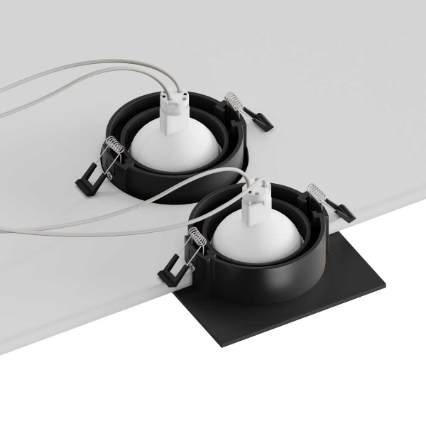 Встраиваемый светильник Hesby Lighting Hesby Atlas IP20,10Вт, GU5.3, черный HSBL_0117