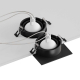 Встраиваемый светильник Hesby Lighting Hesby Atlas IP20,10Вт, GU5.3, черный HSBL_0117