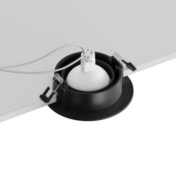 Встраиваемый светильник Hesby Lighting Hesby Atlas IP20,10Вт, GU5.3, черный HSBL_0103 Встраиваемый светильник Hesby Lighting Hesby Atlas IP20,10Вт, GU5.3, черный HSBL_0103