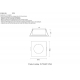 Встраиваемый светильник Crystal Lux CLT 046C1 WH IP44