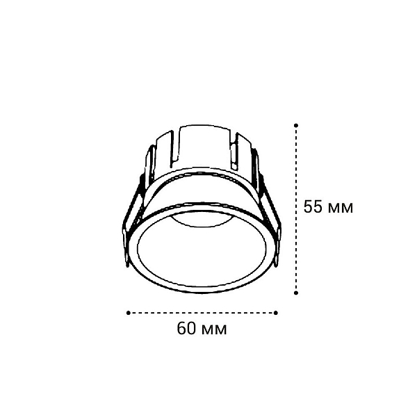 Встраиваемый светильник Italline IT06-6033 white 4000K