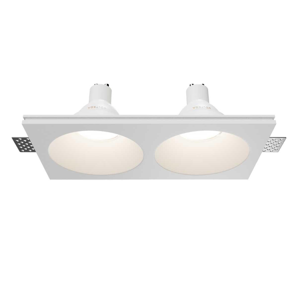 Встраиваемый светильник Maytoni Technical Downlight Gyps Modern DL129-GU10-02-W