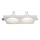 Встраиваемый светильник Maytoni Technical Downlight Gyps Modern DL129-GU10-02-W