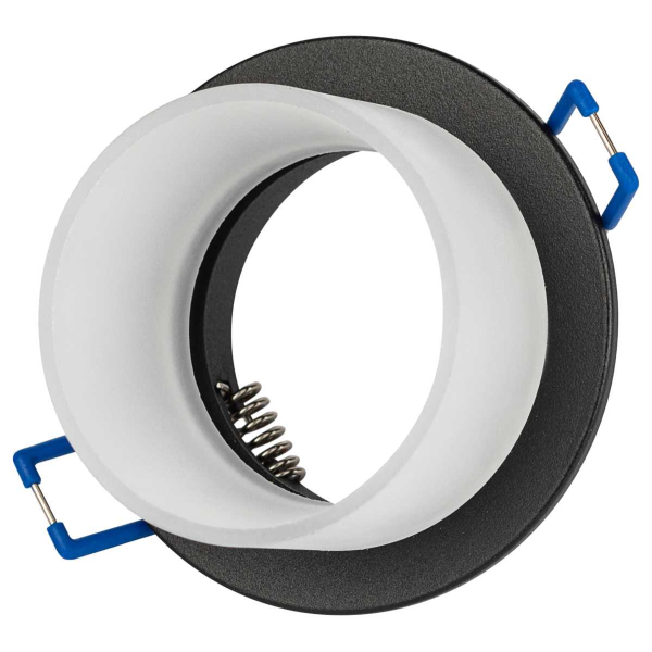 Светильник встраиваемый декоративный ЭРА DK106 BK под лампу MR16 GU5.3 черный Б0058428