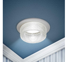 Встраиваемый светильник декоративный ЭРА DK109 WH/CL MR16 GU5.3 белый прозрачный Б0058406