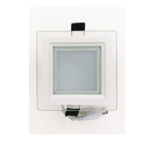 Встраиваемый светодиодный светильник Elvan VLS-705SQ-6W-WW-Wh