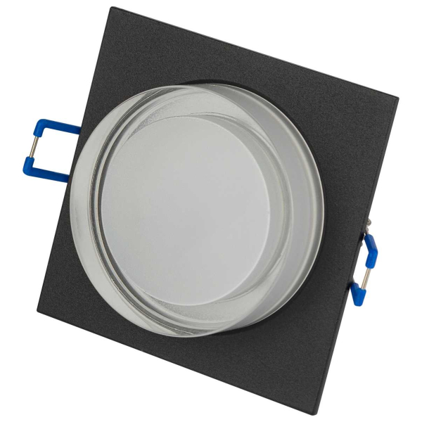 Светильник встраиваемый декоративный ЭРА DK108 BK под лампу MR16 GU5.3 черный Б0058399