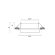 Встраиваемый светильник Hesby Lighting Hesby Vestby IP20,50Вт, GU10, белый HSBL_0119