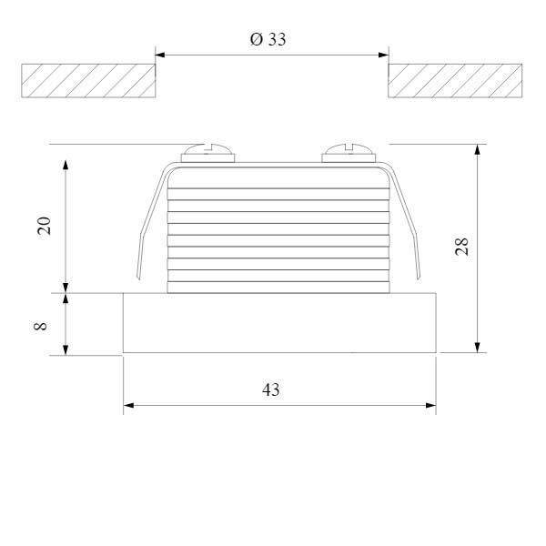 Встраиваемый светодиодный светильник Elektrostandard 15268/LED белый a056018 Встраиваемый светодиодный светильник Elektrostandard 15268/LED белый a056018
