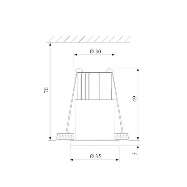 Встраиваемый светодиодный светильник Elektrostandard 15269/LED черный/сатин никель a056019 Встраиваемый светодиодный светильник Elektrostandard 15269/LED черный/сатин никель a056019